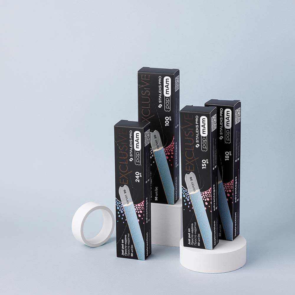 Reusable file 180 grit (50 pack) STALEKS PRO EXPERT